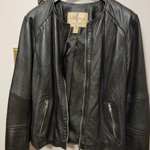 Women's Wilson's genuine leather moto jacket